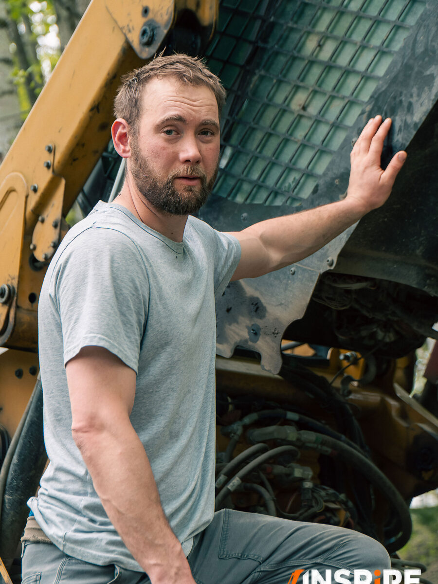 Portrait of Tyler Hall, owner of Inspire Contracting, trusted Haliburton contractor